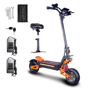 High-Performance 5000W Electric Scooter with 50km Range and Dual Braking System for Adult Commuters