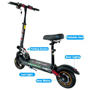 L10 Eco-Friendly Commuter Electric Scooter with 10-Inch Pneumatic Tires and 40km/h Top Speed